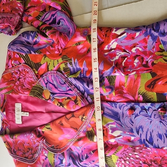 Escada | Floral printed Blazer size 40 - Picture 9 of 11